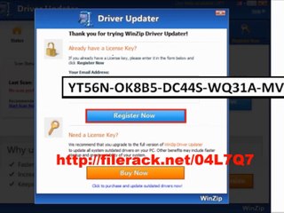 free winzip driver updater serial key